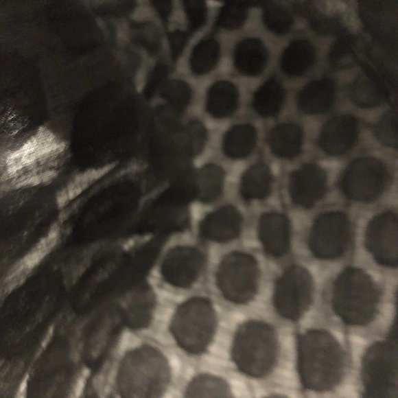 NWT Compañia Fantastica White Cotton Polka Dot V-neck Ruffle Top - Picture 4 of 6